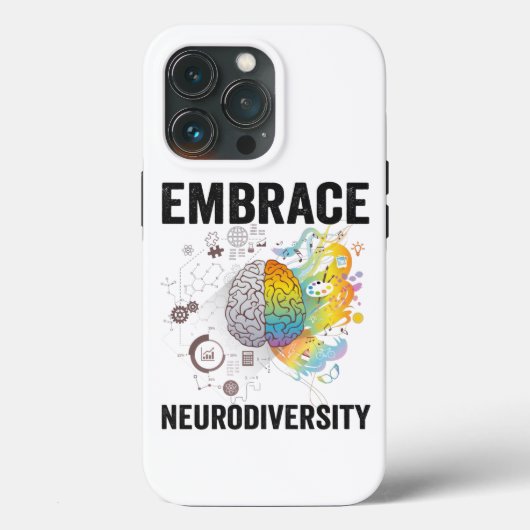 Embrace Neurodiversity Adhd Awareness Giftneurodiv Case-Mate iPhone Case (Achterkant)