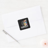 Embrace Neurodiversity - and awareness Vierkante Sticker (Envelop)