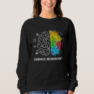 Embrace Neurodiversity Autism Awareness ASD Men Wo Trui