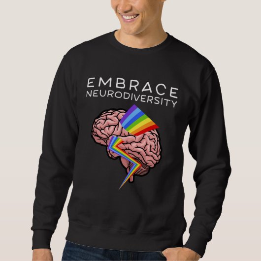 Embrace Neurodiversity Autism Awareness ASD Mental Trui (Voorkant)