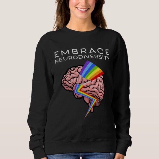Embrace Neurodiversity Autism Awareness ASD Mental Trui (Voorkant)