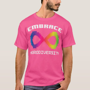 Embrace Neurodiversity Autisme ADHD ASD Rainbow Br T-shirt