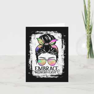 Embrace Neurodiversity Autisme Awareness Neurodive Kaart