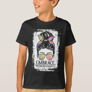 Embrace Neurodiversity Autisme Awareness Neurodive T-shirt