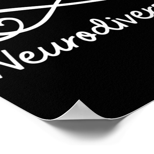 Embrace Neurodiversity Autisme Awareness Teacher M Poster (Hoek)