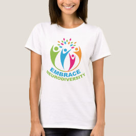 Embrace Neurodiversity Autisme Spectrum Colorful T-shirt