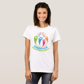 Embrace Neurodiversity Autisme Spectrum Colorful T-shirt (Voorkant volledig)