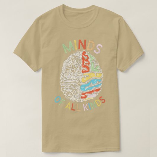 Embrace Neurodiversity Autisme T-shirt (Design voorkant)