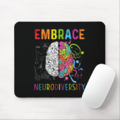 Embrace Neurodiversity Brain Embrace Adhd Autism Muismat (Met muis)