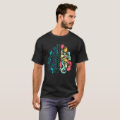 Embrace Neurodiversity Brain For Autism Awareness T-shirt (Voorkant volledig)