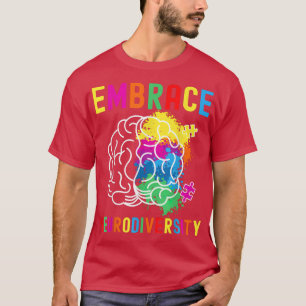 Embrace Neurodiversity Brain Neuroloog Puzzles A T-shirt