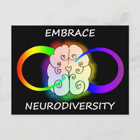 Embrace Neurodiversity Briefkaart (Voorkant)