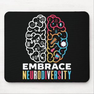 Embrace Neurodiversity Design for a Autism Awarene Muismat