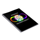 Embrace Neurodiversity-laptop Notitieboek (Rechterzijde)