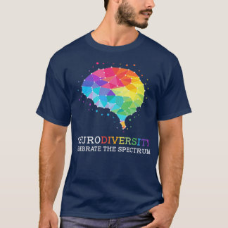 Embrace Neurodiversity vieren het spectrum T-shirt
