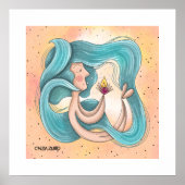 Embrace of Light – Origineel Illustratie Poster (Voorkant)