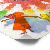 Embrace Peace Mixed Media Artwork Poster (Hoek)