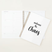 Embrace the Chaos Funny Planner (Display)