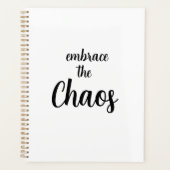 Embrace the Chaos Funny Planner (Voorkant)