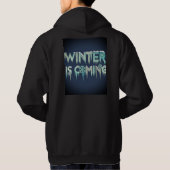 Embrace the Chill: Winter komt eraan Hoodie (Achterkant)