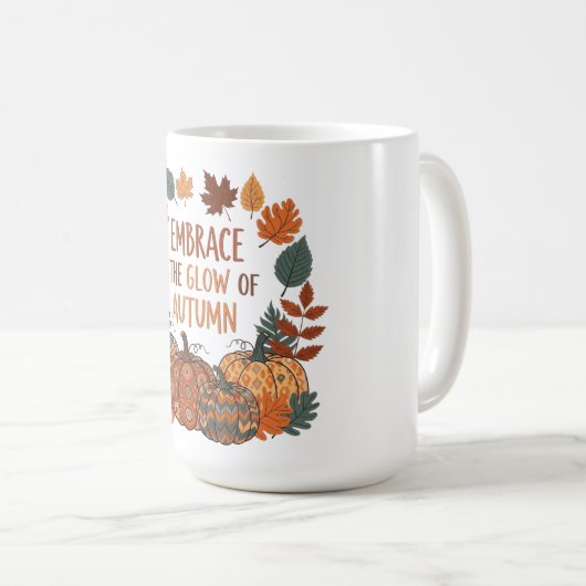 Embrace the glow of autumn design koffiemok (Voorkant rechts)