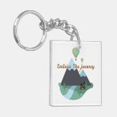 Embrace The Journey Sleutelhanger (Voorkant Links)