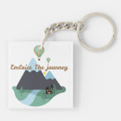 Embrace The Journey Sleutelhanger (Achterkant)