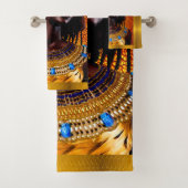 “Embrace the Majesty of Nubian Queens” Bad Handdoek (Insitu)