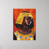 “Embrace the Majesty of Nubian Queens” Canvas Afdruk (Voorkant)