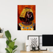 “Embrace the Majesty of Nubian Queens” Poster (Thuiskantoor)
