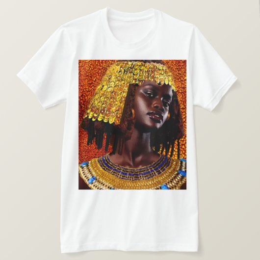 “Embrace the Majesty of Nubian Queens” T-shirt (Design voorkant)