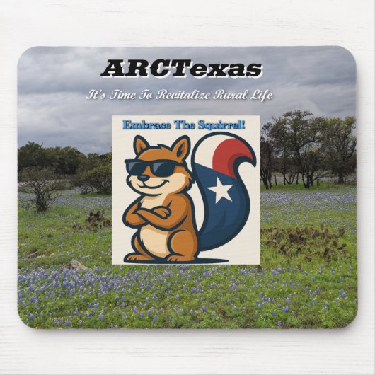 Embrace The Squirrel That is Life! Muismat (Voorkant)