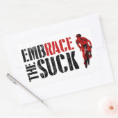 Embrace the Suck (fietsen) Rechthoekige Sticker (Envelop)