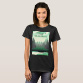 Embrace The Wilderness Futuristic Fun  Nature T-shirt (Voorkant volledig)