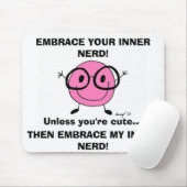 EMBRACE UW BINNER NERD Mousepad Muismat (Met muis)