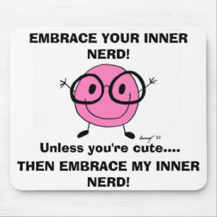 EMBRACE UW BINNER NERD Mousepad Muismat