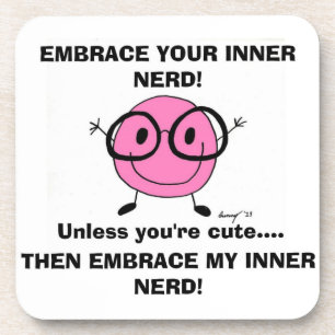 EMBRACE UW BINNER NERD Onderzetters - Set van 6