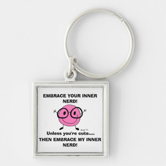 EMBRACE UW BINNER NERD Sleutelhanger (Voorkant)