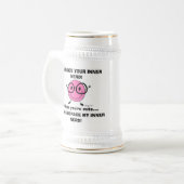 EMBRACE UW BINNER NERD Stein Bierpul (Voorkant links)