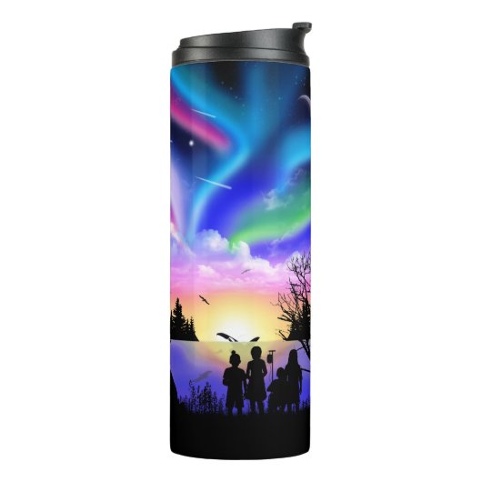 Embrace van natuur thermosbeker (Gedraaid links)