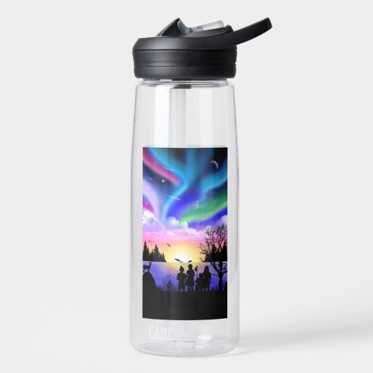 Embrace van natuur waterfles (Links)