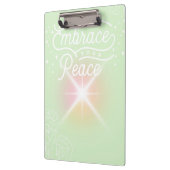 "Embrace you Peace" school/office clipboard  Klembord (Links)