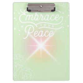 "Embrace you Peace" school/office clipboard Klembord