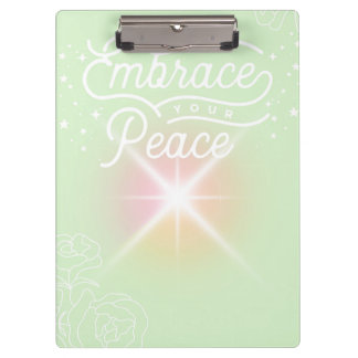 "Embrace you Peace" school/office clipboard Klembord