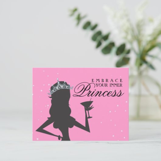 Embrace Your Inner Prinses Funny Briefkaart (Staand voorkant)