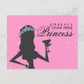 Embrace Your Inner Prinses Funny Briefkaart (Voorkant)