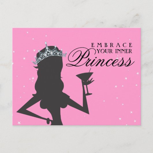 Embrace Your Inner Prinses Funny Briefkaart (Voorkant)