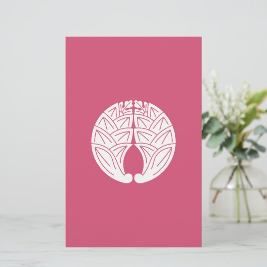 Embracing japans gingers briefpapier (Staand voorkant)