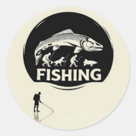 Embracing the Art of Fishing: A Journey Through Ti Ronde Sticker