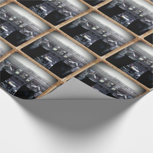 Embraer 145 stuurhut cadeaupapier (Hoek)